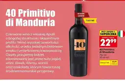 Biedronka Wino 40 Primitivo di Manduria oferta