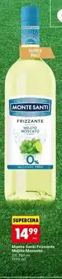 Biedronka Napój musujący bezalkoholowy Monte Santi Frizzante Mojito Moscato oferta