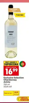 Biedronka Wino wytrawne białe Exclusive Selection Chardonnay Arinto oferta