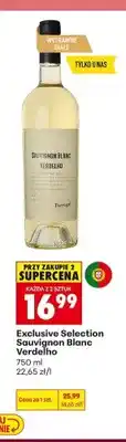 Biedronka Wino wytrawne białe Exclusive Selection Sauvignon Blanc Verdelho oferta