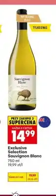Biedronka Wino wytrawne białe Exclusive Selection Sauvignon Blanc oferta