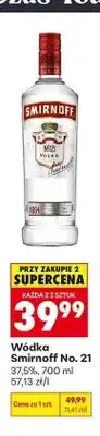 Biedronka Wódka Smirnoff No. 21 oferta