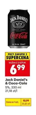 Biedronka Napój Jack Daniel's & Coca-Cola oferta