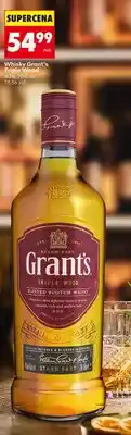 Biedronka Whisky Grant's Triple Wood oferta