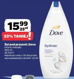 Netto Żel pod prysznic Dove (różne rodzaje) oferta