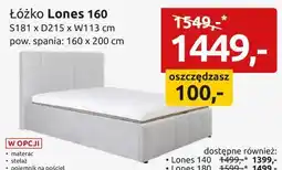 Black Red White Łóżko Lones 160 oferta