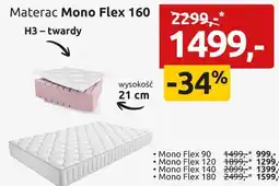 Black Red White Materac Mono Flex 160 oferta