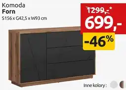 Black Red White Komoda Forn oferta