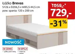 Black Red White Łóżko Brevas oferta