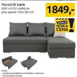 Black Red White Narożnik Laro oferta