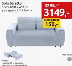 Black Red White Sofa Stretto oferta