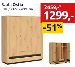 Black Red White Szafa Ostia oferta