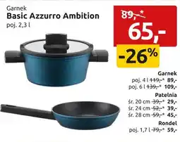 Black Red White Garnek Basic Azzurro Ambition oferta