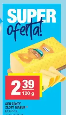 Spar Ser żółty Złoty Mazur Mlekpol oferta
