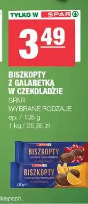 Spar Biszkopty z galaretką w czekoladzie SPAR oferta