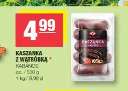 Spar Kaszanka z wątróbką Kabanos oferta