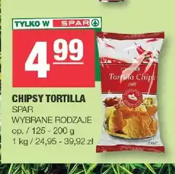 Spar Chipsy tortilla SPAR oferta