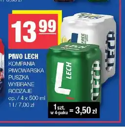 Spar Piwo Lech Premium 4-pak oferta