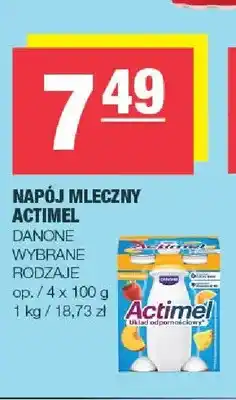 Spar Napój mleczny Actimel Danone 4-pak oferta