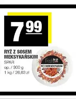 Spar Ryż z sosem meksykańskim Fresh to go oferta