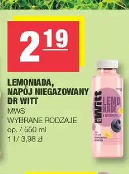 Spar Napój niegazowany Dr Witt Lemoniada oferta