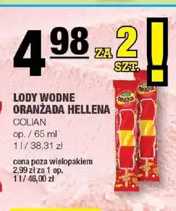 Spar Lody wodne Oranżada Hellena oferta