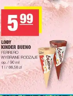 Spar Lody Kinder Bueno oferta