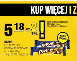 Spar Baton Pawełek Wedel oferta