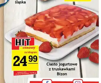 Gram Market Ciasto jogurtowe z truskawkami Bizon oferta