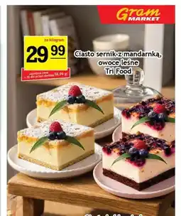 Gram Market Ciasto sernik z mandarynką Tri Food oferta