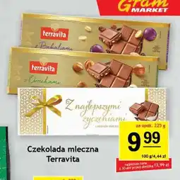 Gram Market Czekolada mleczna Terravita z bakaliami oferta