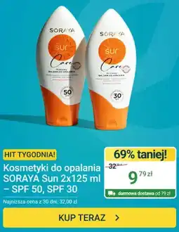ERLI Kosmetyki do opalania Soraya Sun SPF 50 SPF 30 2-pak oferta