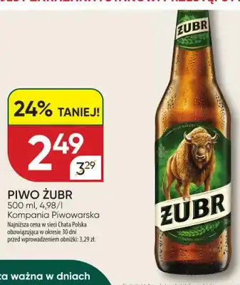 Chata Polska Piwo Żubr oferta