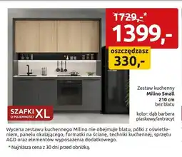 Black Red White Zestaw kuchenny Milino Small 210 cm bez blatu oferta