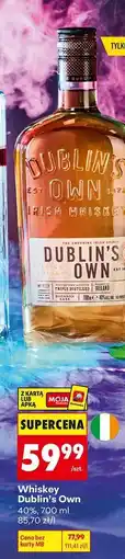 Biedronka WHISKEY DUBLIN'S OWN oferta