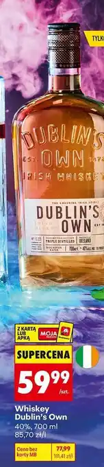 Biedronka WHISKEY DUBLIN'S OWN oferta