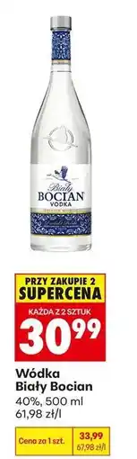 Biedronka Wódka Biały Bocian oferta