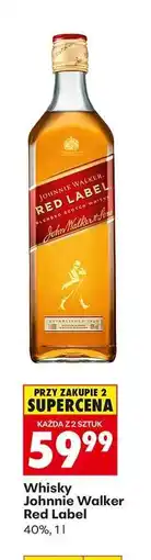 Biedronka Whisky Johnnie Walker Red Label oferta