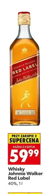 Biedronka Whisky Johnnie Walker Red Label oferta