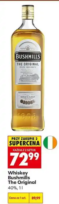 Biedronka WHISKEY BUSHMILLS THE ORIGINAL oferta