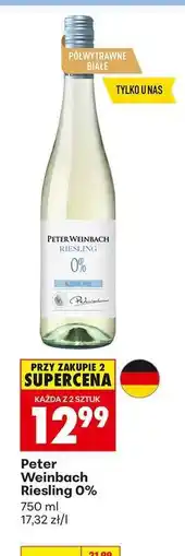 Biedronka Peter Weinbach Riesling 0% oferta