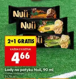 Biedronka Lody na patyku Nuii, 90 ml oferta