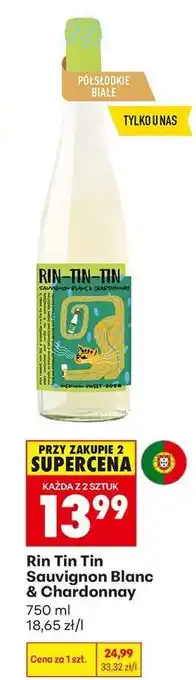 Biedronka Rin Tin Tin Sauvignon Blanc & Chardonnay oferta