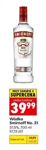 Biedronka Wódka Smirnoff No. 21 oferta