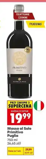 Biedronka Masso al Sole Primitivo Puglia oferta