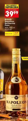 Biedronka BRANDY NAPOLEON RECHERCHÉ PONS oferta