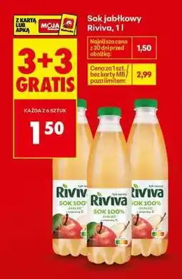 Biedronka Sok jabłkowy Riviva, 1 l oferta