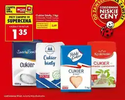Biedronka Cukier biały, 1 kg: Królewski, Polski Cukier, Diamant, Sweet Family oferta
