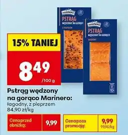 Biedronka Pstrąg wędzony na gorąco Marinero oferta