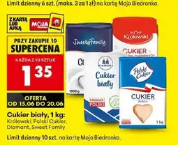 Biedronka Cukier biały 1 kg oferta